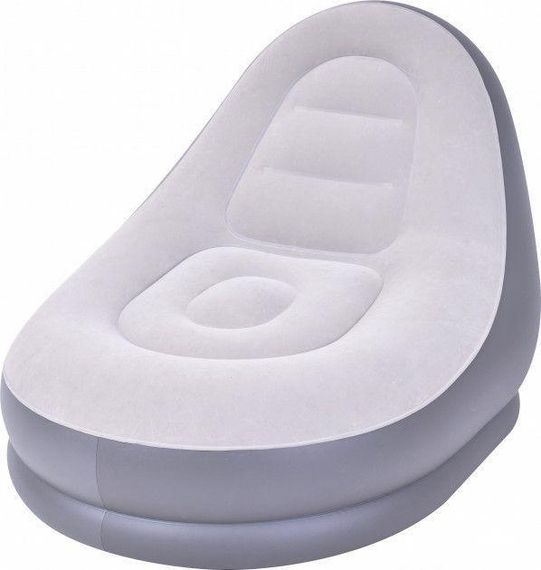Надувний диван з пуфом Air Sofa / Надувне велюрове крісло з пуфом | Зображення 6