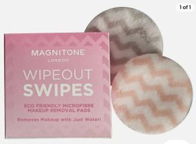 Wipeout swipes magnitone екологічно чисті подушечки для снятия макияжа