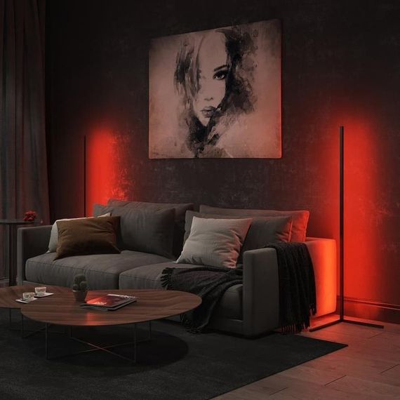 Угловой LED торшер Ledox Design с пультом и регулируемой яркостью 330 цветовых комбинаций | Зображення 2
