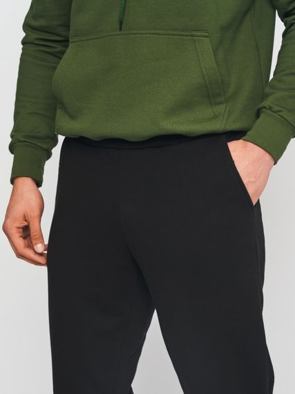Штани чоловічі спортивні чорного кольору, 3XL | Зображення 3