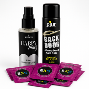 COMBO набір - Backdoor (Крем Sensuva + Pjur Backdoor + EXS) M