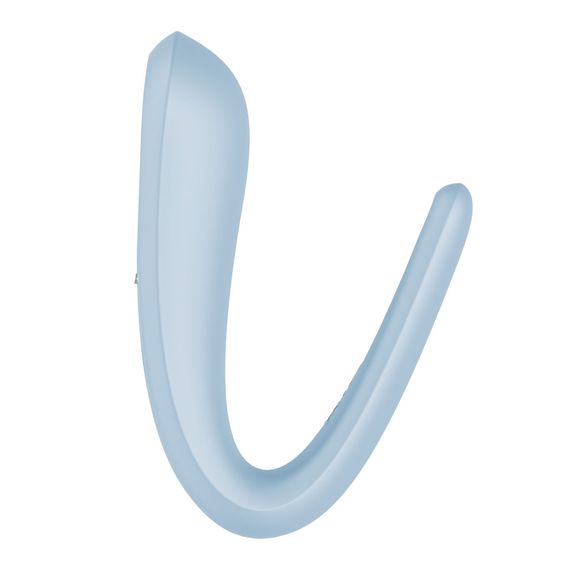 Вібратор для пар Satisfyer Double Classic Light Blue з одним моторчиком | Зображення 2