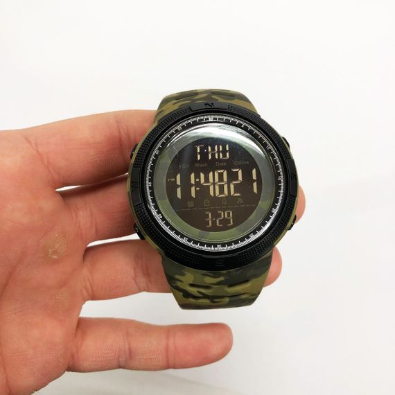 Годинник наручний чоловічий SKMEI 2070CMGN ARMY GREEN CAMO. Колір: зелений камуфляж | Зображення 8