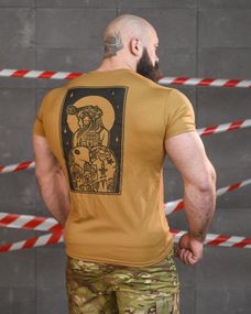 Тактична терморегулююча футболка SABUR дива кайот ВТ6566