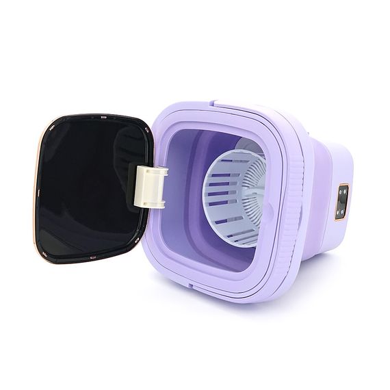Пральна машина H576 MINI P, складана, 9л, 12В, 25Вт, 1.2кг, LED-індикатор, електронне управління, 29,5*29,5(14.5)мм, пластик, | Зображення 1