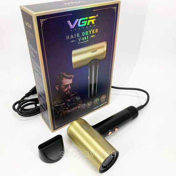Качественный фен для волос VGR, Современный фен для волос укладки с холодным обдувом YC-23 | Зображення 4