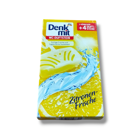 DenkMit Туалетний блок + 4 запаски для унітазу WC Stein Zitronen-Frische | Зображення 2