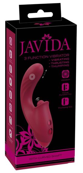 Вібратор Javida 3 Function Thrusting Sex Aura