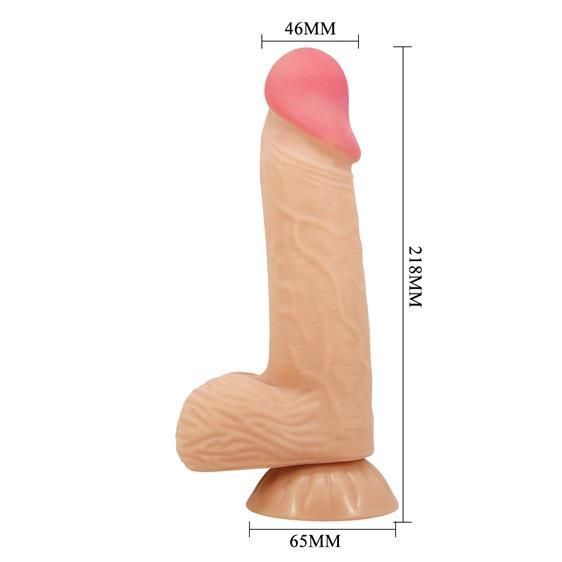 Фалоімітатор - Pretty Love Sliding Skin 8.1" Flesh Sex Aura | Зображення 2