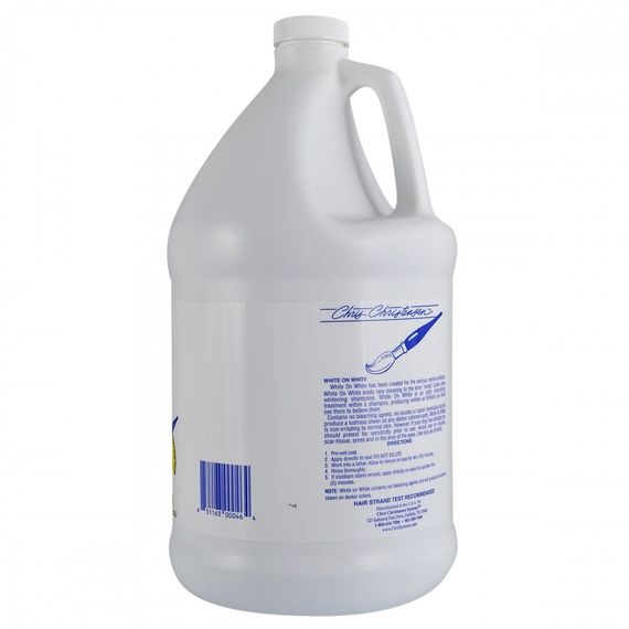 Шампунь Chris Christensen White on White для собак та котів для білої шерсті 3,8 л | Зображення 1