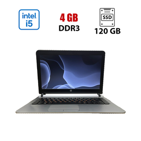 Ноутбук Б-класс HP ProBook 430 G3 / 13.3" (1366x768) TN / Intel Core i5-6200U (2 (4) ядра по 2.3 - 2.8 GHz) / 4 GB DDR3 / 120 GB SSD / Intel HD Graphics 520 / WebCam / Не держит б/у