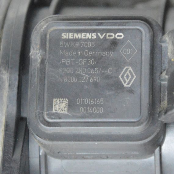 Витратомір повітря 2.0 DCI Renault Espace IV Laguna III 2006-2020 Датчик витрати повітря дмрв Рено 8200280065 | Зображення 3