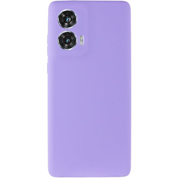 Чохол Silicone Cover Ummi Lakshmi Full Camera (AA) для Motorola Edge 50 Бузковий / Dasheen | Зображення 1