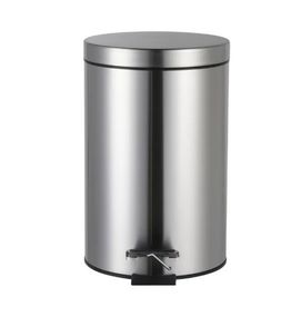 Відро для сміття Zerix Solo-TC0205 SS Color з плавним закриттям, кругле, 5 л, нержавійка (ZX5888)