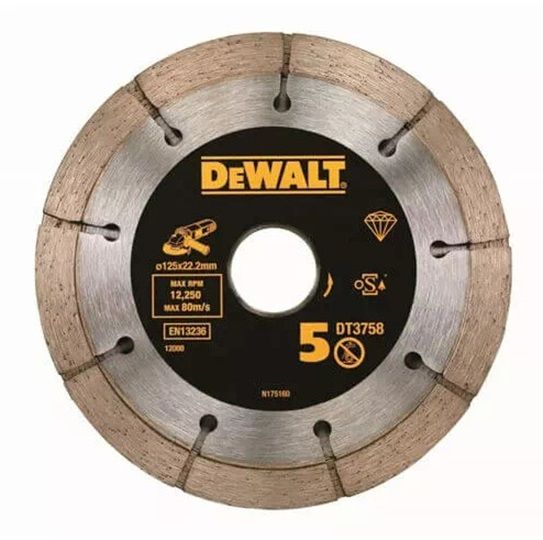 Диск алмазний здвоєний DeWALT 125x6.3х22.2 мм (DT3758)