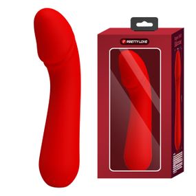 Вібратор для точки G Pretty Love Cetus червоний, 15 х 3.5 см Sex Aura