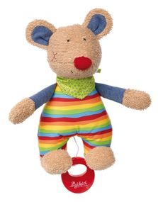 Мягкая музыкальная игрушка sigikid Мышка 23 см 41535SK (41535SK)