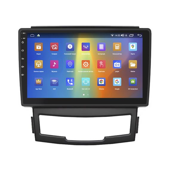 Штатная магнитола Lesko для SsangYong Korando III 2010-2013 экран 9" 2/32Gb CarPlay 4G Wi-Fi GPS Prime | Зображення 1