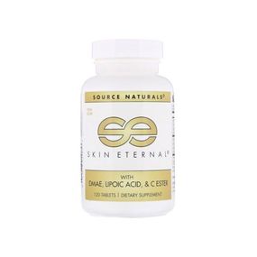 Комплекс для шкіри, волосся, нігтів Source Naturals Skin Eternal with DMAE Lipoic Acid and C Ester 120 Tabs