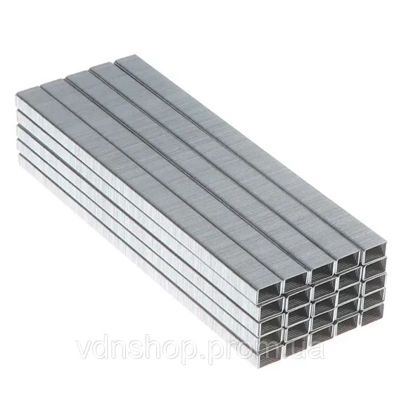 Скобы для садового подвязочного степлера 10000 шт, 6х4 мм, 604С / Упаковка скоб для тапенера | Зображення 2