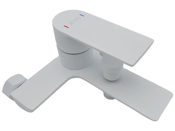 Змішувач для ванни латунь AIM білий DG01130 (frosted white) | Зображення 4