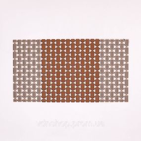 Килимок для ванної туалету душу із полівінілхлориду на присосках 73×40 см HP-42-7BR