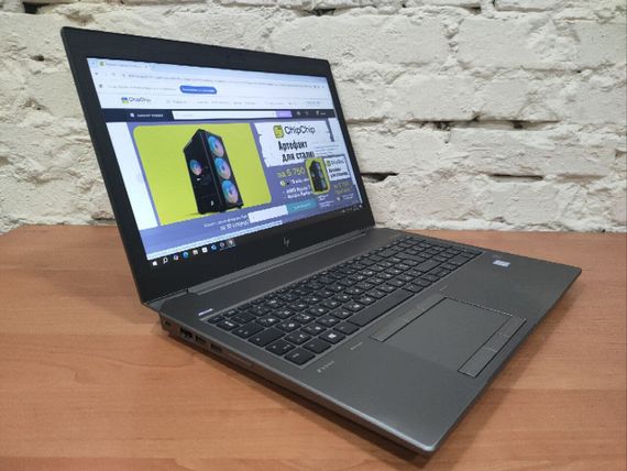 Мобильная рабочая станция HP ZBook 15 G6 / 15.6" (1920x1080) IPS / Intel Core i7-9750H (6 (12) ядер по 2.6 - 4.5 GHz) / 16 GB DDR4 / 480 GB SSD / nVidia Quadro T2000, 4 GB GDDR5, 128-bit / WebCam б/у | Зображення 2