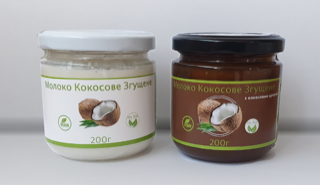 Кокосовое сгущенное молоко БЕЛОЕ 200г, кокосовая сгущенка | Зображення 2