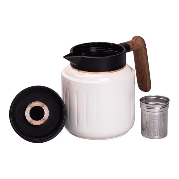 Чайник термос з індикатором температури та заварником 1 л білий HP-14-51W | Зображення 2