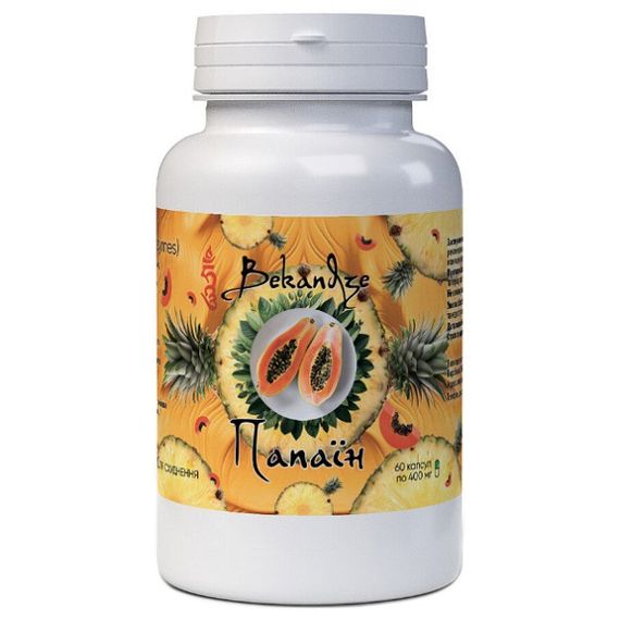 Комплекс для пищеварения Bekandze Папаин 60 Caps