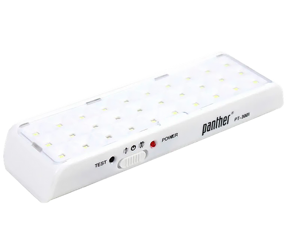 Фонарь аккумуляторный 30 LED (светодиодная лампа) Panther PT-3001 с двумя режимами света белый (PT-3001_520) | Зображення 3