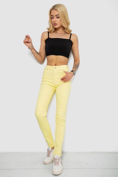 Джинси жіночі Slim Fit, колір жовтий, 182R1489S19 | Зображення 1