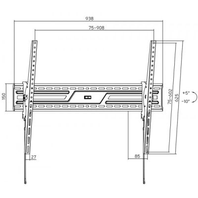 Кронштейн AGN AGN100-690T | Зображення 6