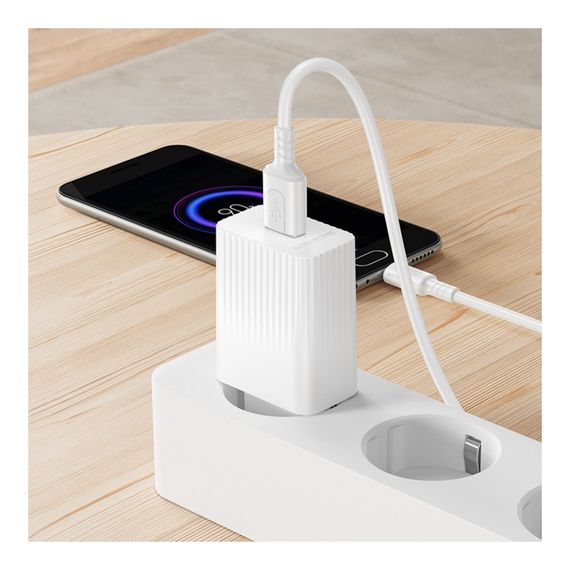 Сетевое Зарядное Устройство Borofone BAS72A 1USB QC 18W+USB to Micro | Зображення 8