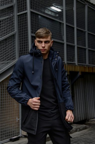 Куртка softshell Intruder "Citizen" синьо-чорна | Зображення 6