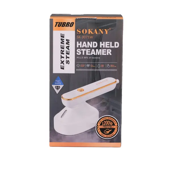 Отпариватель ручной 1200 Вт Белый Sokany SK-3071W | Зображення 5