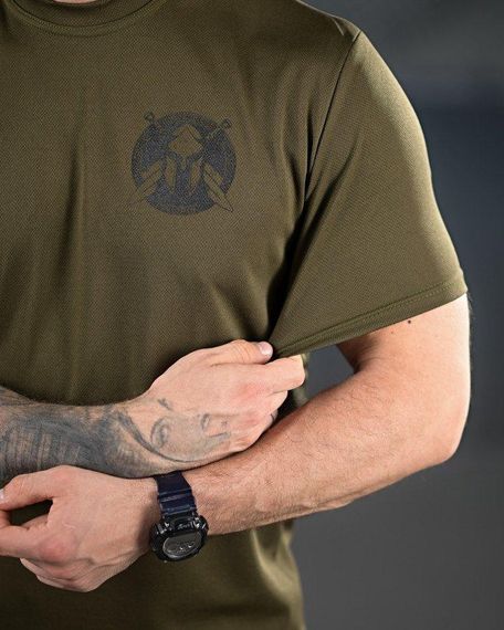 Тактична потоотводна футболка Ні Жалю Ні Страху oliva ПП4694 | Зображення 3