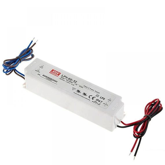 Блок живлення Mean Well LPV-60-12 (60W 5A 12V IP67) Series "LPV"