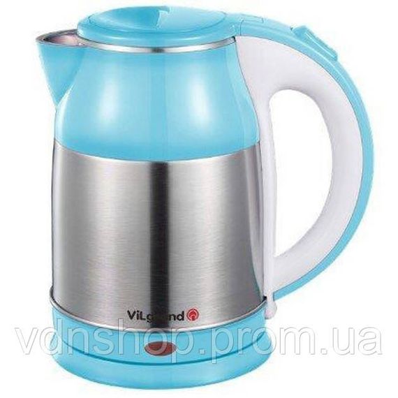 Електрочайник побутовий з індикатором роботи Vilgrand VS-18103 1.8л, Ергономічний електричний чайник QH-22
