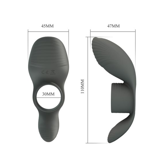 Вибро-кольцо Pretty Love - Master ring 7 vibration functions, BI-210198-1 sexstyle | Зображення 16