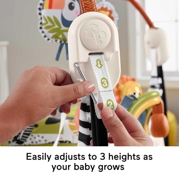 Ігровий центр, що розвиває, дитячий джемпер Fisher-Price Jumperoo Baby Activity Center Бежевий | Зображення 3