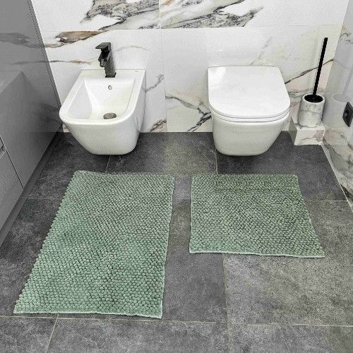 Набор ковров для ванных комнат TM DARIANA Ананас 50*50+50*80 нефрит