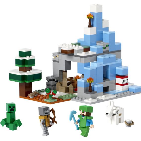 Конструктор LEGO Minecraft Замерзлі верхівки 304 деталі (21243-) | Зображення 1