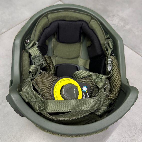 Шолом балістичний FAST PE, NIJ IIIa, Custom, з поліпшеним кріпленням Wendy, розмір L, Олива, бронешолом | Зображення 7