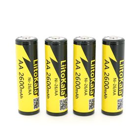Акумулятор LiitoKala Ni-26/AA 1.2V AA 2600mAh NiMH Rechargeable Battery, 4 штуки в shrink, ціна за shrink