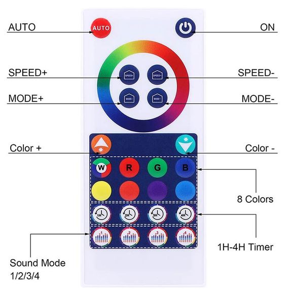 Настільна LED лампа RGB 5V Panel 2 Single side Bluetooth dual pack USB with app | Зображення 5