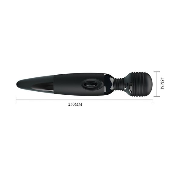 Вібромасажер - Power Wand Massager Black | Зображення 2