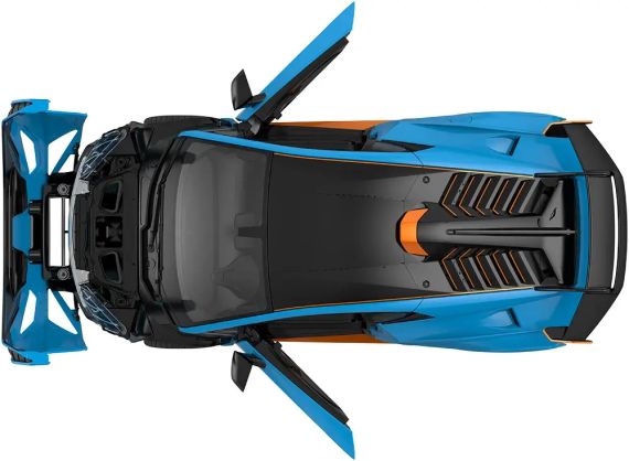 Машинка Rastar Lamborghini Huracan STO 1:14. Блакитний | Зображення 7