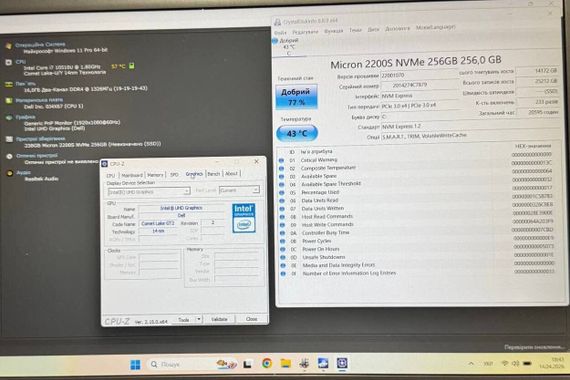 Ноутбук Dell Latitude 3510 / 15.6" (1920x1080) IPS / Intel Core i7-10510U (4 (8) ядра по 1.8 - 4.9 GHz) / 16 GB DDR4 / 256 GB SSD / Intel UHD Graphics / WebCam / Windows 11 Pro б/в | Зображення 7