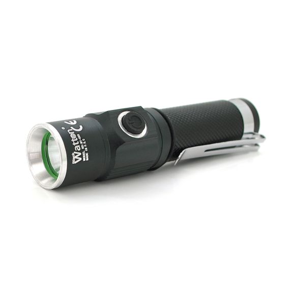 Фонарь ручной Watton WT-089.1LED CREE Q5.3W, 3 режима, Black, IP40, 100х26х26мм